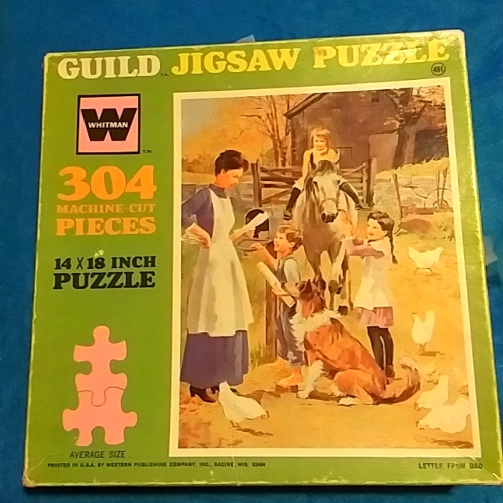 Whitman Guild Jigsaw Puzzle 304 Pieces